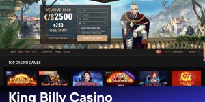 King Billy Casino is where you may become the gaming king by winning large!
